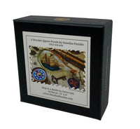 Ship in a Bottle (50 Piece Mini Wooden Jigsaw Puzzle) - Nautilus Puzzles - Wooden Jigsaw Puzzles For Adults