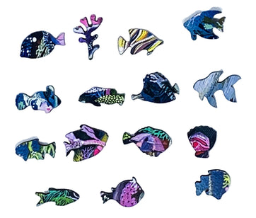 Silurian Seascape (144 Piece Wooden Jigsaw Puzzle) - Nautilus Puzzles - Wooden Jigsaw Puzzles For Adults