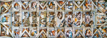 Sistine Chapel Ceiling by Michelangelo (200 Piece Wooden Jigsaw Puzzle) - Nautilus Puzzles - Wooden Jigsaw Puzzles For Adults