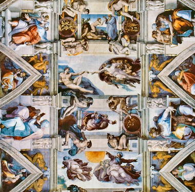 Sistine Chapel Ceiling by Michelangelo (200 Piece Wooden Jigsaw Puzzle) - Nautilus Puzzles - Wooden Jigsaw Puzzles For Adults