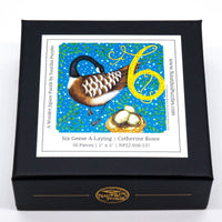 Six Geese A-Laying (50 Piece Mini Wooden Jigsaw Puzzle) - Nautilus Puzzles - Wooden Jigsaw Puzzles For Adults