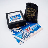 Snow at Itsukushima (225 Piece Wooden Jigsaw Puzzle) - Nautilus Puzzles - Wooden Jigsaw Puzzles For Adults