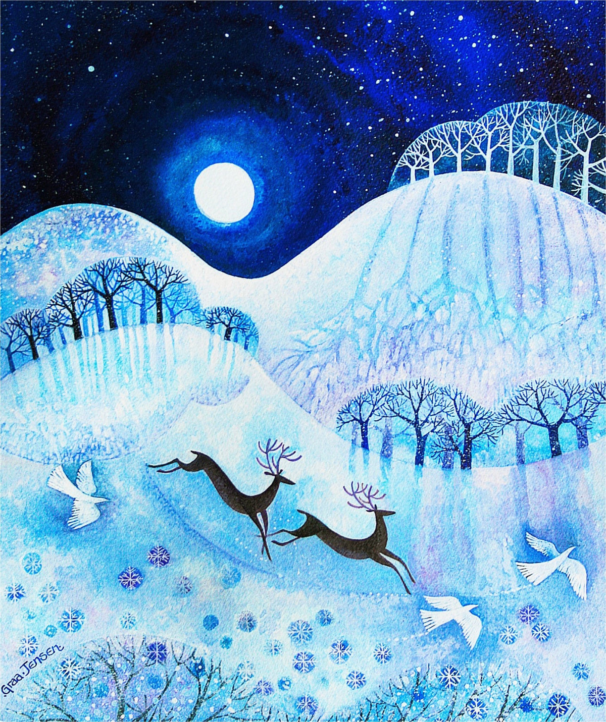 Snowy Peace (501 Piece Wooden Jigsaw Puzzle) - Nautilus Puzzles - Wooden Jigsaw Puzzles For Adults