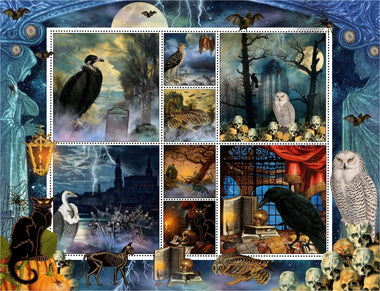 Spooky Halloween (461 Piece Wooden Jigsaw Puzzle) - Nautilus Puzzles - Wooden Jigsaw Puzzles For Adults