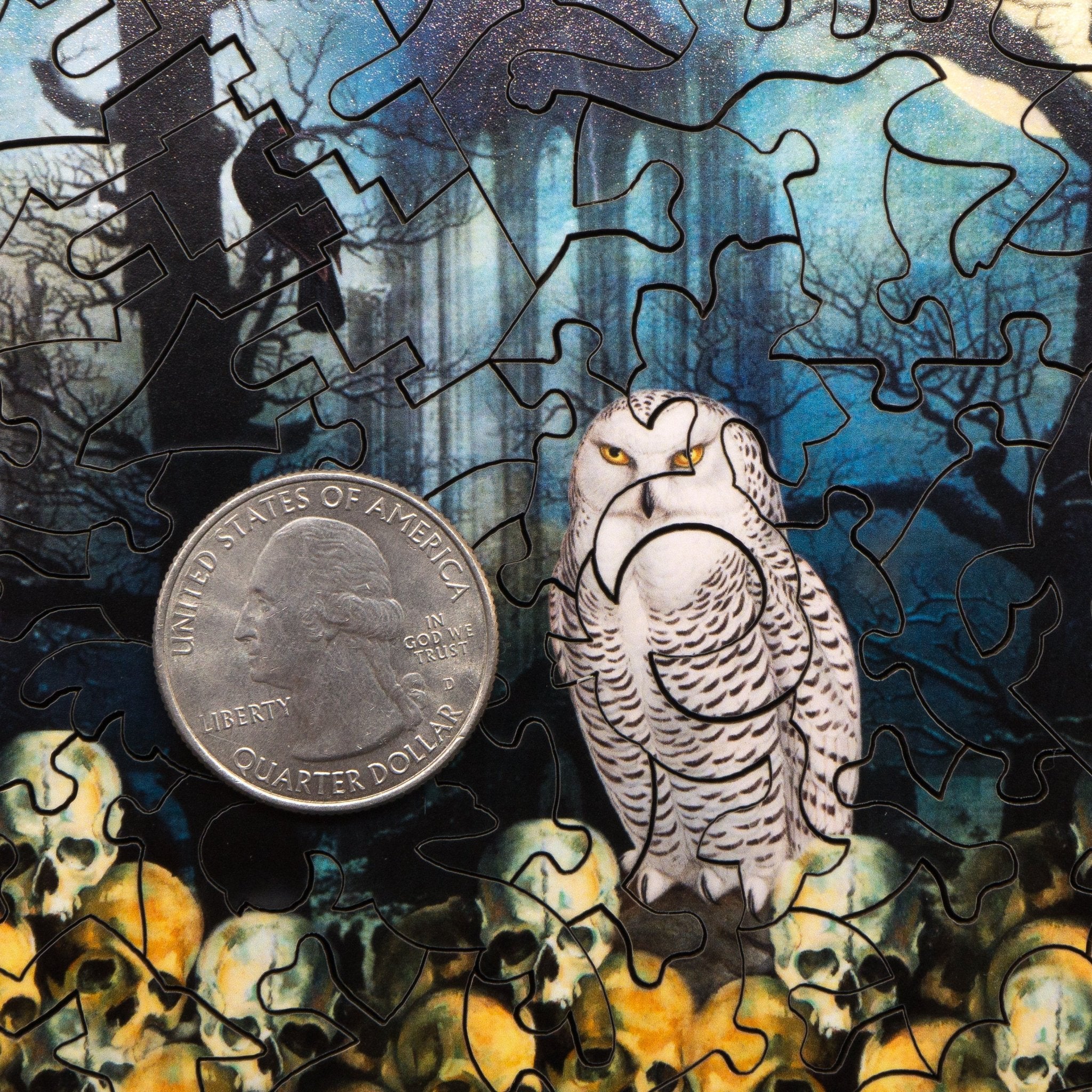 Spooky Halloween (461 Piece Wooden Jigsaw Puzzle) - Nautilus Puzzles - Wooden Jigsaw Puzzles For Adults