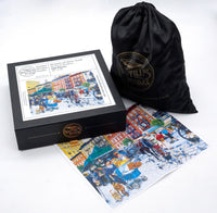 Streets of New York (549 Pieces) Wooden Jigsaw Puzzle - Nautilus Puzzles - Wooden Jigsaw Puzzles For Adults