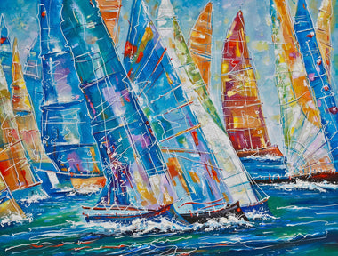 Summer Regatta (428 Pieces Wooden Jigsaw Puzzle) - Nautilus Puzzles - Wooden Jigsaw Puzzles For Adults