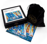 Summer Regatta (428 Pieces Wooden Jigsaw Puzzle) - Nautilus Puzzles - Wooden Jigsaw Puzzles For Adults