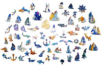 Summer Regatta (428 Pieces Wooden Jigsaw Puzzle) - Nautilus Puzzles - Wooden Jigsaw Puzzles For Adults