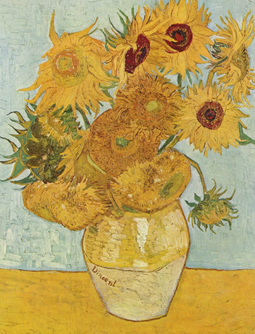 Sunflowers, 1888 by Van Gogh (120 Piece Sunflower Wooden Jigsaw Puzzle) - Nautilus Puzzles - Wooden Jigsaw Puzzles For Adults