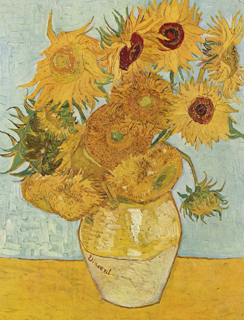 Sunflowers 1888 by Van Gogh  Sunflower Wooden Jigsaw Puzzle