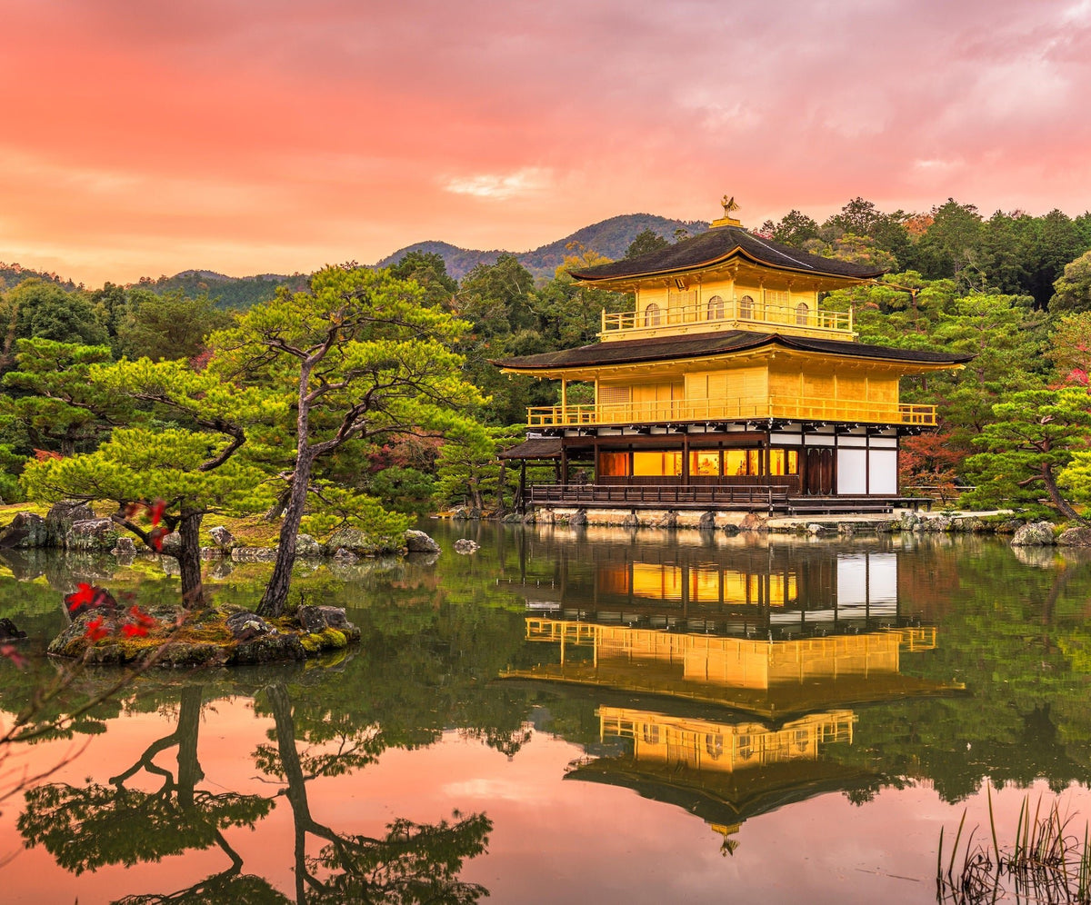 Temple of the Golden Pavilion, Kyoto (150 Piece Wooden Jigsaw Puzzle) - Nautilus Puzzles - Wooden Jigsaw Puzzles For Adults