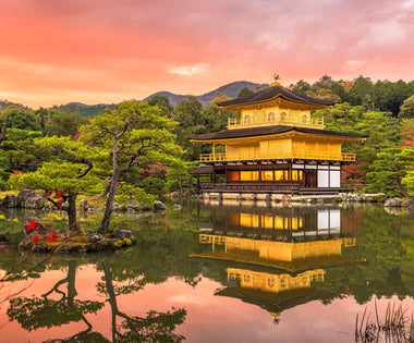 Temple of the Golden Pavilion, Kyoto (150 Piece Wooden Jigsaw Puzzle) - Nautilus Puzzles - Wooden Jigsaw Puzzles For Adults