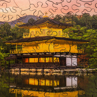 Temple of the Golden Pavilion, Kyoto (150 Piece Wooden Jigsaw Puzzle) - Nautilus Puzzles - Wooden Jigsaw Puzzles For Adults