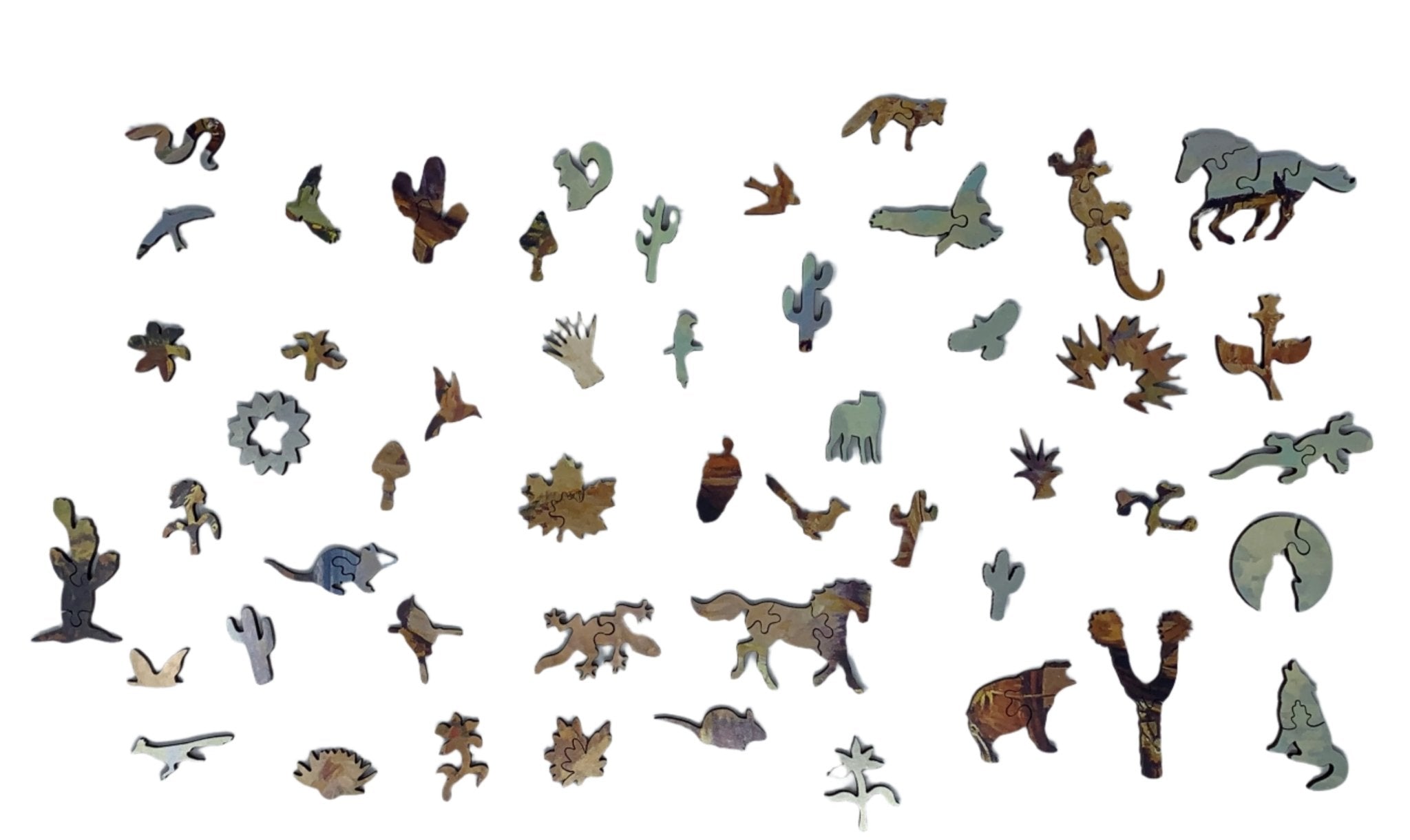 Ten Miles to Saturday Night - 517 Pieces by Robert Lougheed, Wooden Jigsaw Puzzle - Nautilus Puzzles - Wooden Jigsaw Puzzles For Adults