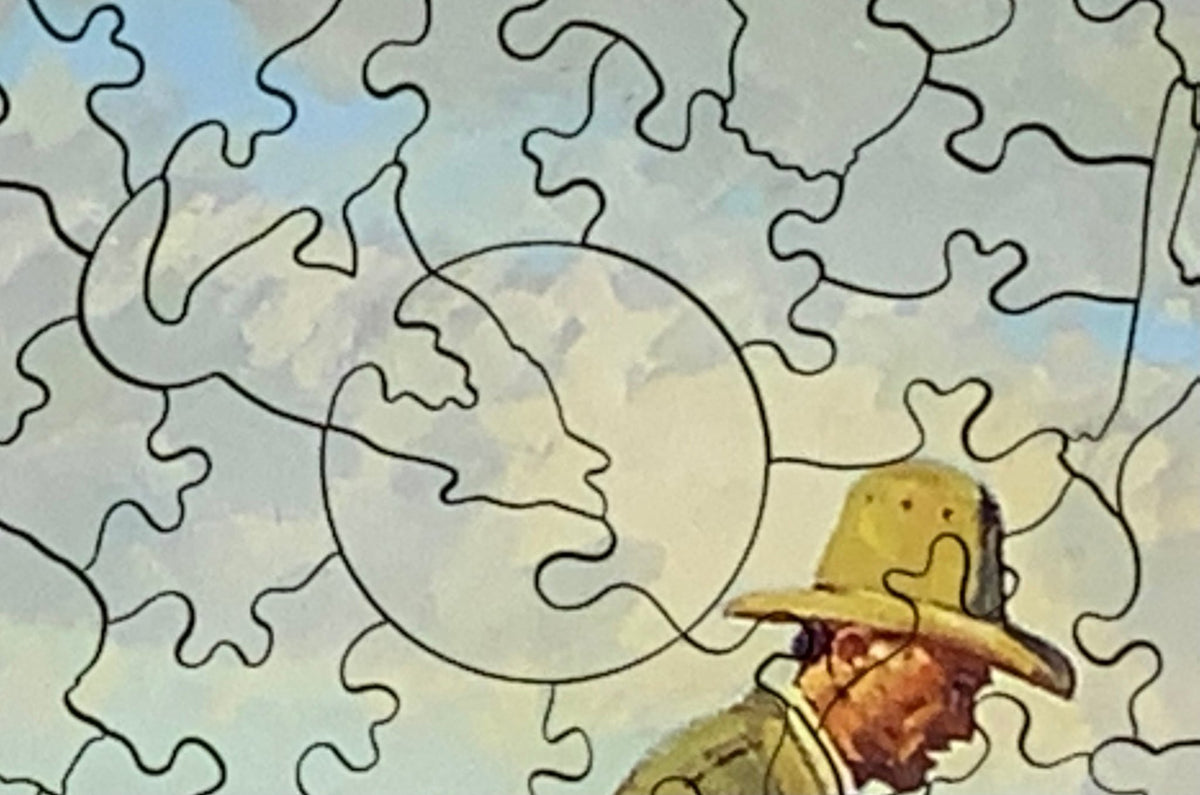 Ten Miles to Saturday Night - 517 Pieces by Robert Lougheed, Wooden Jigsaw Puzzle - Nautilus Puzzles - Wooden Jigsaw Puzzles For Adults