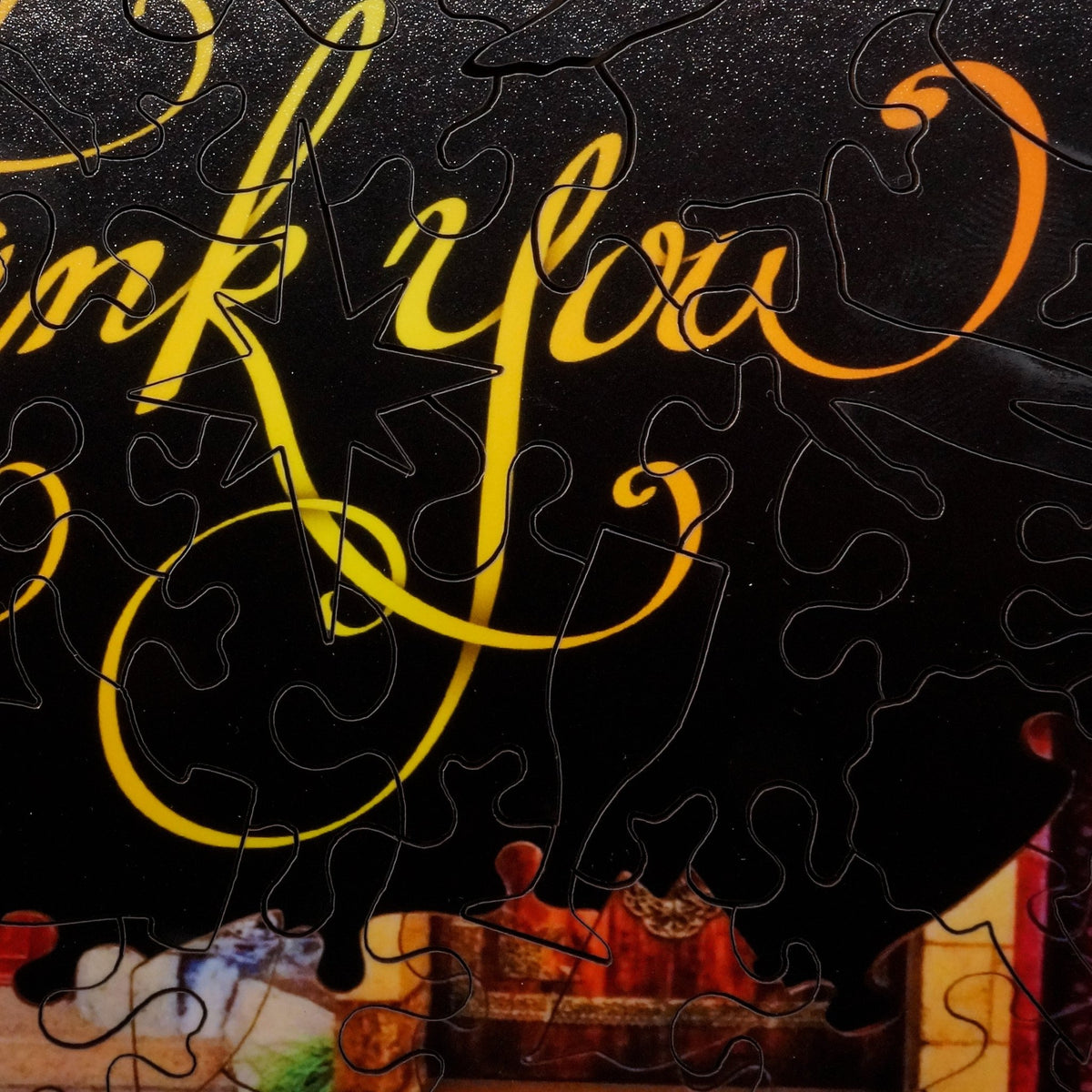 Thank You (50 Piece Mini Wooden Jigsaw Puzzle) - Nautilus Puzzles - Wooden Jigsaw Puzzles For Adults