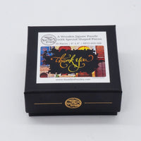 Thank You (50 Piece Mini Wooden Jigsaw Puzzle) - Nautilus Puzzles - Wooden Jigsaw Puzzles For Adults