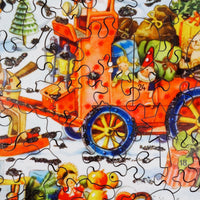The Advent of Christmas (150 Piece Shaped Wooden Jigsaw Puzzle) - Nautilus Puzzles - Wooden Jigsaw Puzzles For Adults