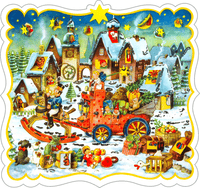 The Advent of Christmas (150 Piece Shaped Wooden Jigsaw Puzzle) - Nautilus Puzzles - Wooden Jigsaw Puzzles For Adults