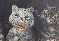 The Bachelor Party (146 Piece Cat Jigsaw Puzzle) - Nautilus Puzzles - Wooden Jigsaw Puzzles For Adults