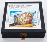 The Exchange (458 Piece Wooden Jigsaw Puzzle) - Nautilus Puzzles - Wooden Jigsaw Puzzles For Adults