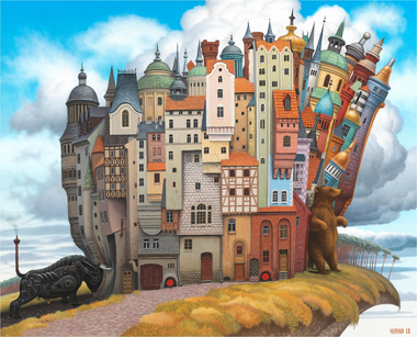 The Exchange (458 Piece Wooden Jigsaw Puzzle) - Nautilus Puzzles - Wooden Jigsaw Puzzles For Adults