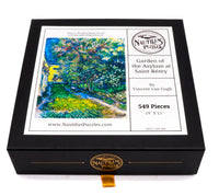 The Garden of the Asylum at Saint-Remy by Vincent Van Gogh (549 Piece Wooden Jigsaw Puzzle) - Nautilus Puzzles - Wooden Jigsaw Puzzles For Adults