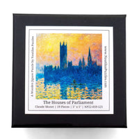 The Houses of Parliament by Monet (59 Piece Mini Wooden Jigsaw Puzzle) - Nautilus Puzzles - Wooden Jigsaw Puzzles For Adults