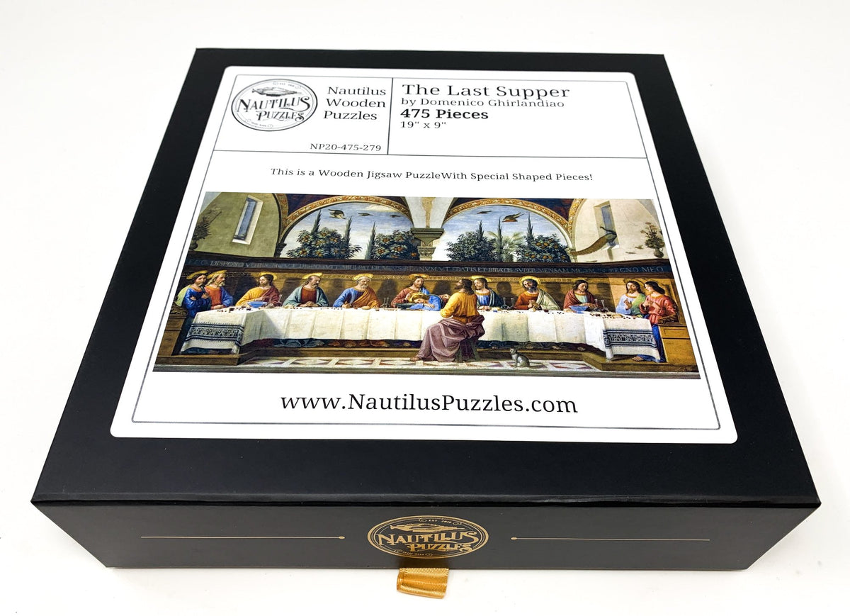 The Last Supper by Domenico Ghirlandaio (475 Piece Wooden Jigsaw Puzzle) - Nautilus Puzzles - Wooden Jigsaw Puzzles For Adults