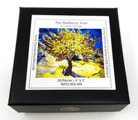 The Mulberry Tree by Vincent Van Gogh (50 Piece Mini Wooden Jigsaw Puzzle) - Nautilus Puzzles - Wooden Jigsaw Puzzles For Adults
