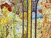 Times of the Day by Alphonse Mucha (539 Piece Wooden Jigsaw Puzzle) - Nautilus Puzzles - Wooden Jigsaw Puzzles For Adults