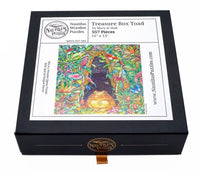 Treasure Box Toad (557 Piece Wooden Jigsaw Puzzle) - Nautilus Puzzles - Wooden Jigsaw Puzzles For Adults