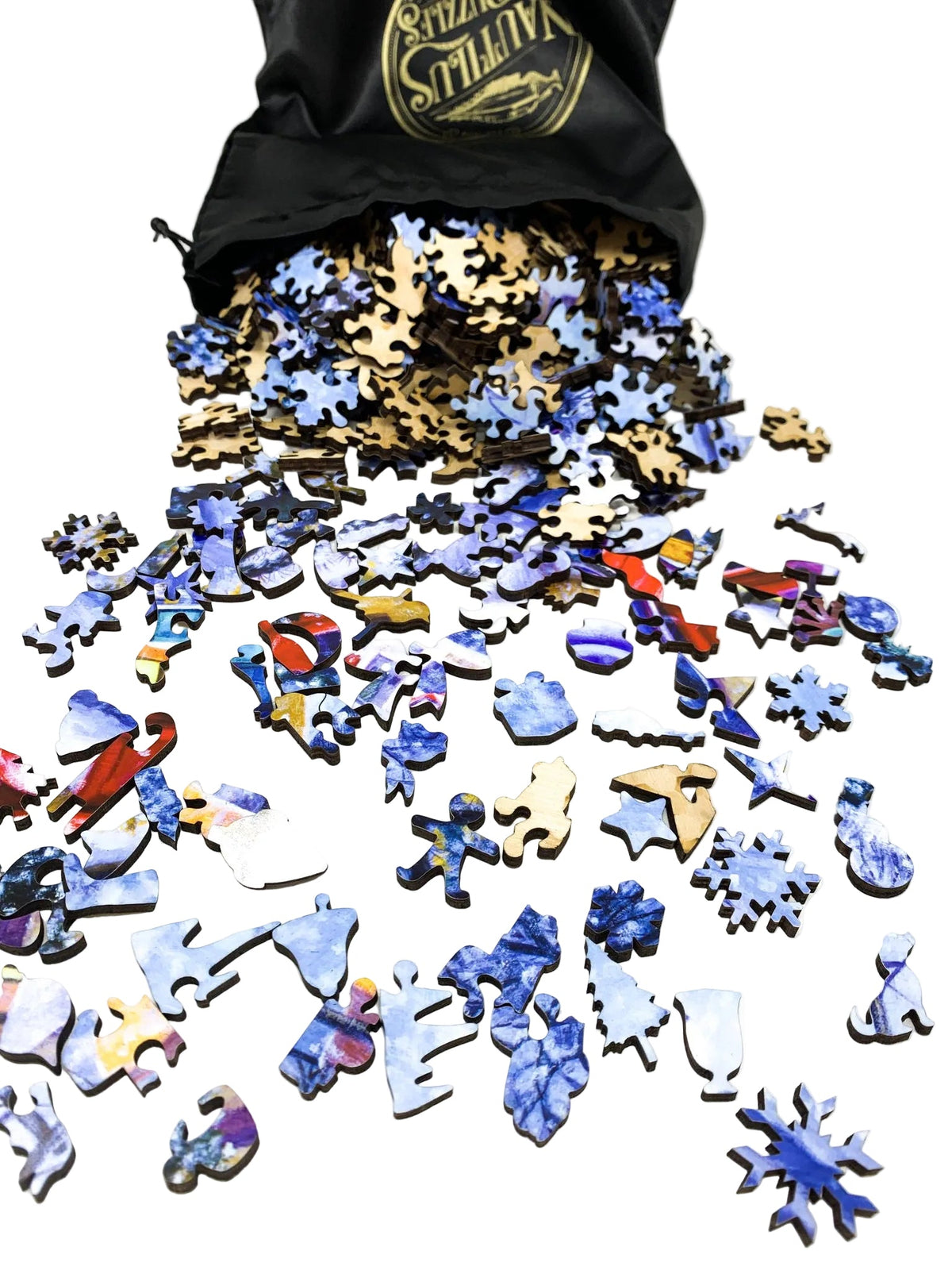 Twilight Snowstorm (473 Piece Wooden Jigsaw Puzzle) - Nautilus Puzzles - Wooden Jigsaw Puzzles For Adults