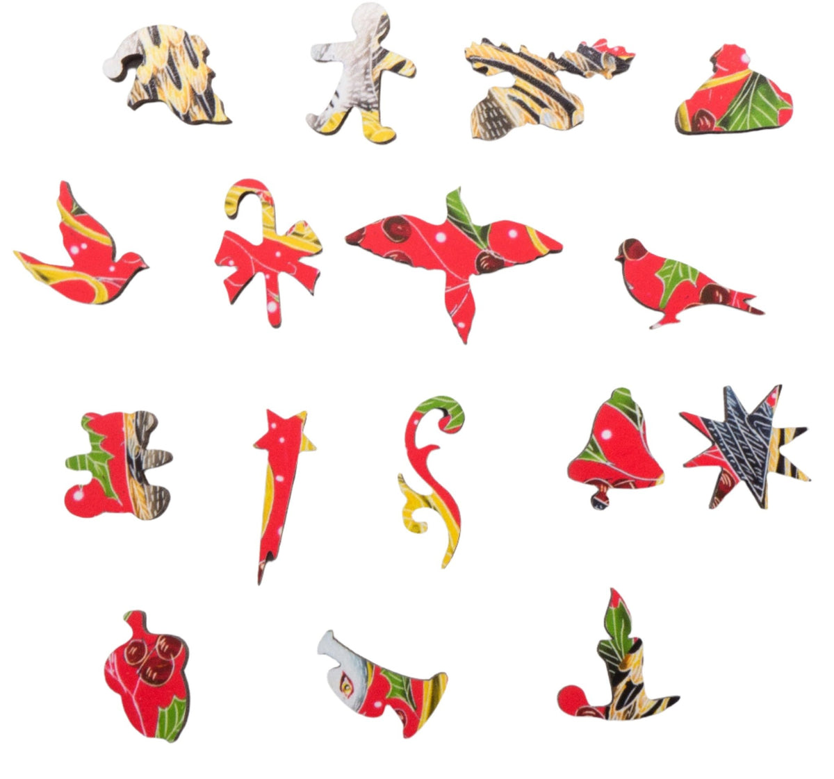 Two Turtle Doves (51 Piece Mini Wooden Jigsaw Puzzle) - Nautilus Puzzles - Wooden Jigsaw Puzzles For Adults