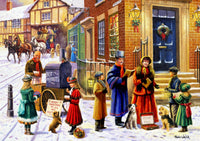 Victorian Carolers (242 Piece Christmas Wooden Jigsaw Puzzle) - Nautilus Puzzles - Wooden Jigsaw Puzzles For Adults