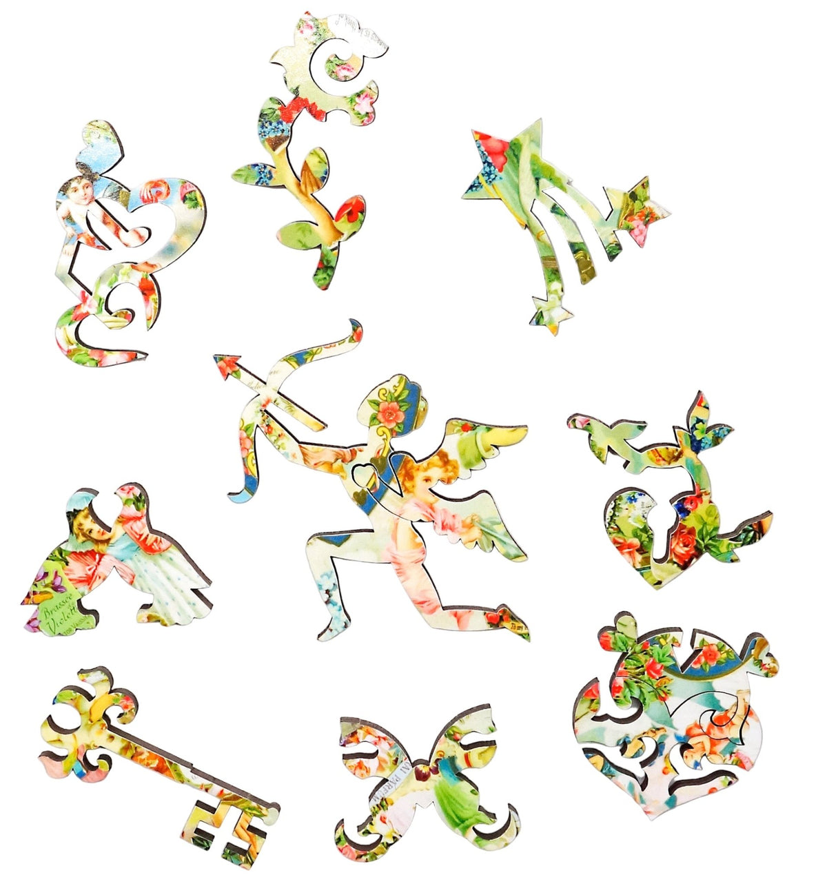 Victorian Romance (45 Piece Mini Wooden Jigsaw Puzzle) - Nautilus Puzzles - Wooden Jigsaw Puzzles For Adults