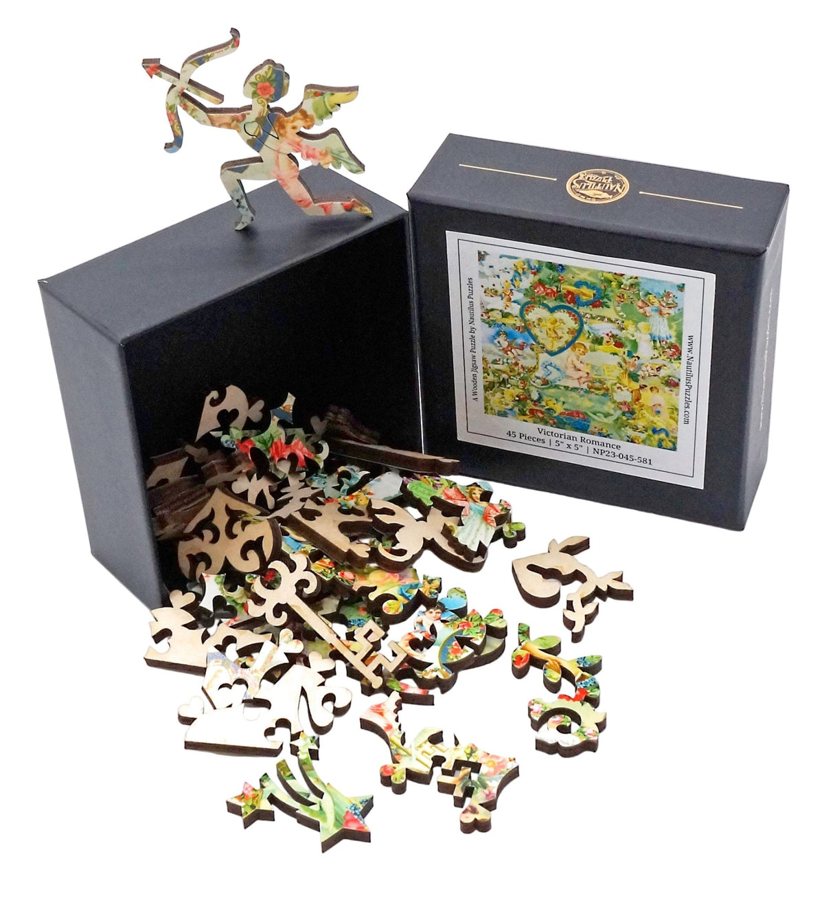 Victorian Romance (45 Piece Mini Wooden Jigsaw Puzzle) - Nautilus Puzzles - Wooden Jigsaw Puzzles For Adults