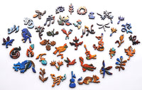 Mosaic wooden puzzles