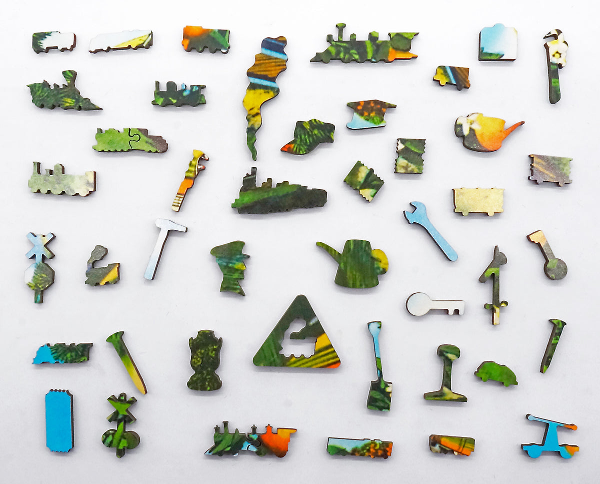 Stave wooden jigsaw puzzle