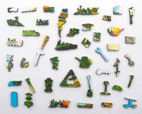 Stave wooden jigsaw puzzle