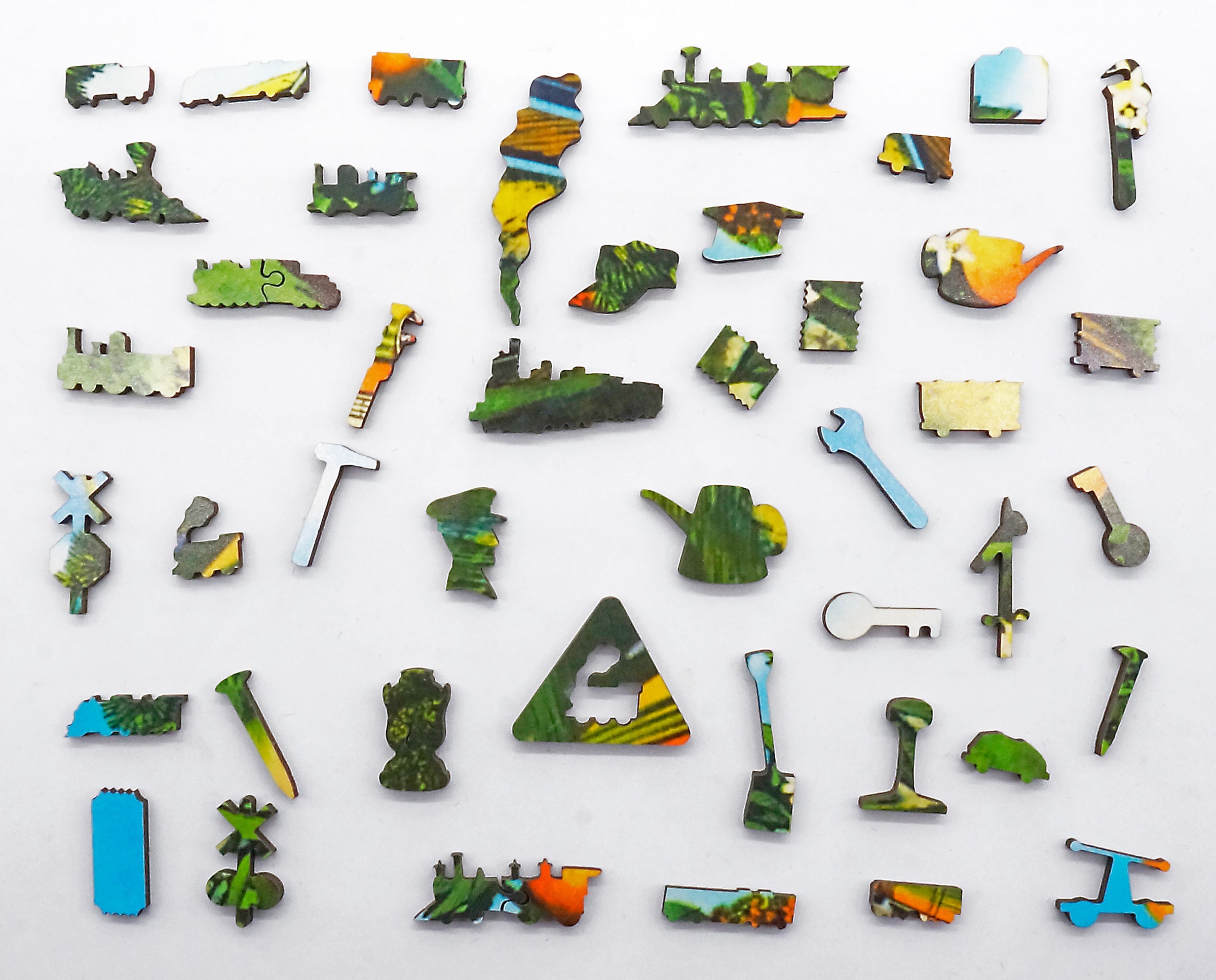Stave wooden jigsaw puzzle