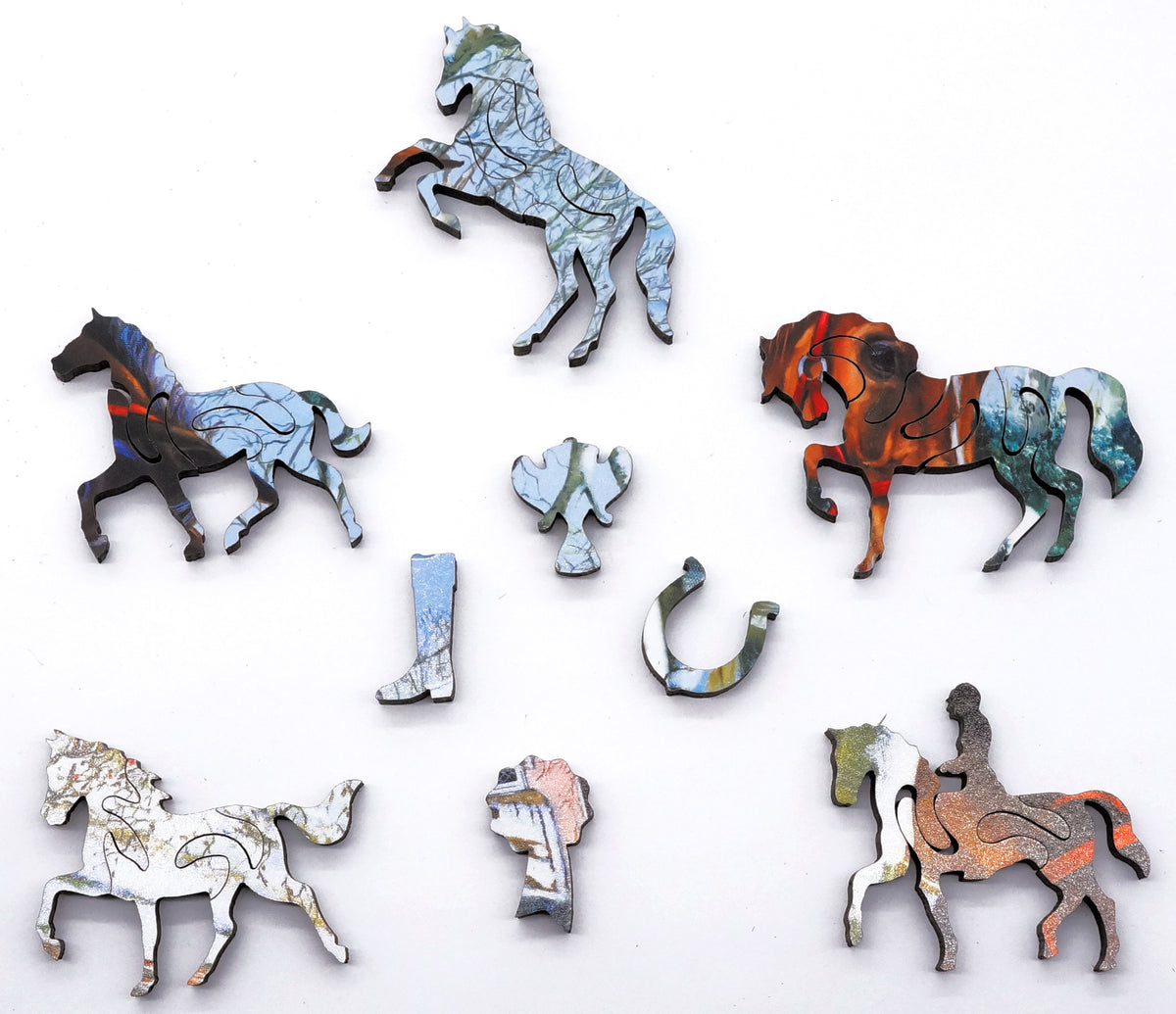  Mini Wooden Jigsaw Puzzle