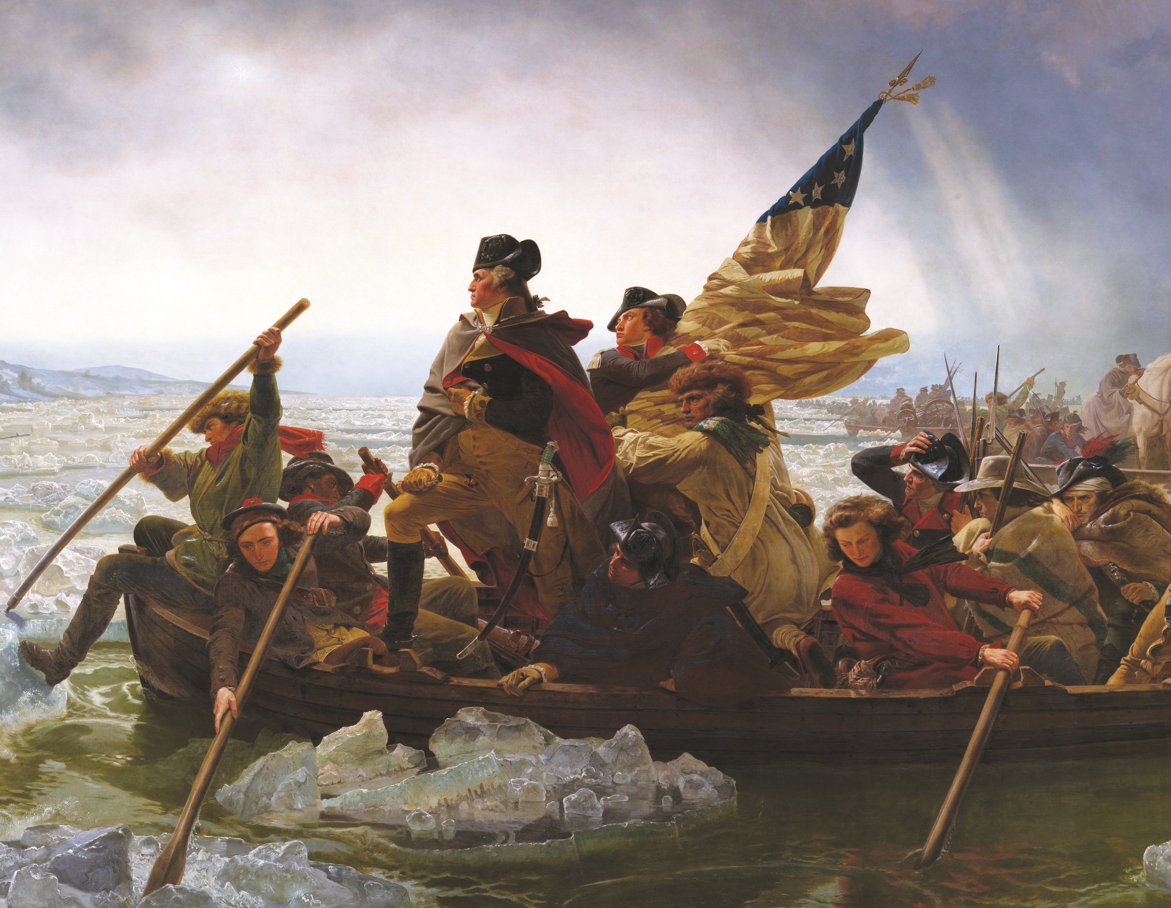 Washington Crossing the Delaware - 381 Piece Wooden Jigsaw Puzzle