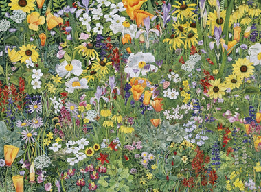 Wildflower Tapestry (506 Piece Wooden Jigsaw Puzzle) - Nautilus Puzzles - Wooden Jigsaw Puzzles For Adults
