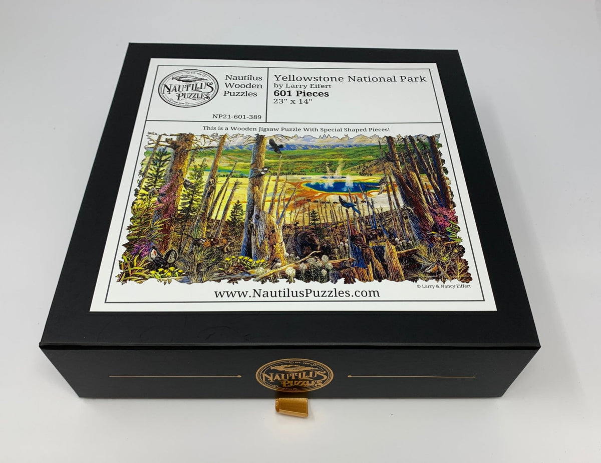 Yellowstone National Park (601 Piece Wooden Jigsaw Puzzle) - Nautilus Puzzles - Wooden Jigsaw Puzzles For Adults