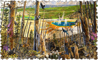 Yellowstone National Park (601 Piece Wooden Jigsaw Puzzle) - Nautilus Puzzles - Wooden Jigsaw Puzzles For Adults